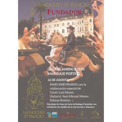 GALA FLAMENCA CON MARIDAJE POETICO CON VINOS DE JEREZ SABADO 22 de Agosto